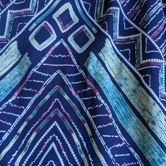 Sweetheart Strapless Aztec Print Dress - Picture 6 of 7